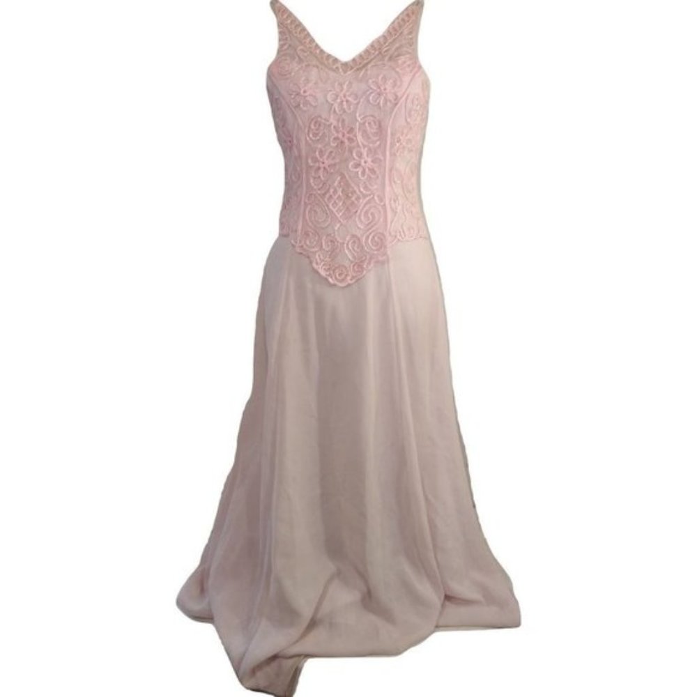 VERONICA Pink Formal Long Dress Size 6